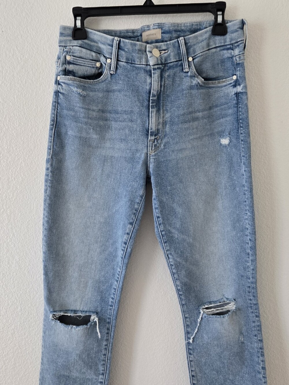 MOTHER High Waisted Looker‎ Ankle Fray Drinking By the Pool Jeans size 29 Skinny - Picture 5 of 16